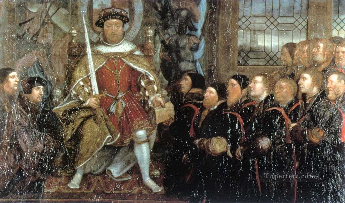 Henry VIII and the Barber Surgeons2 Renaissance Hans Holbein the Younger Oil Paintings